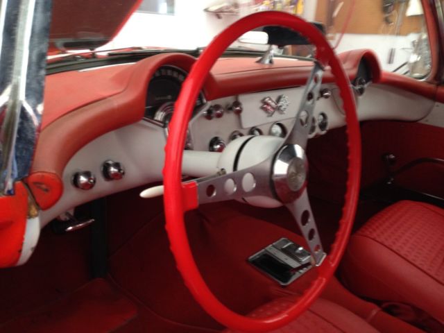 1957 Venetian Red/Polo White Chevrolet Corvette Convertible