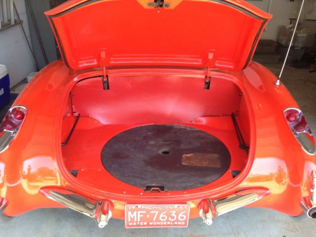 1957 Venetian Red/Polo White Chevrolet Corvette Convertible