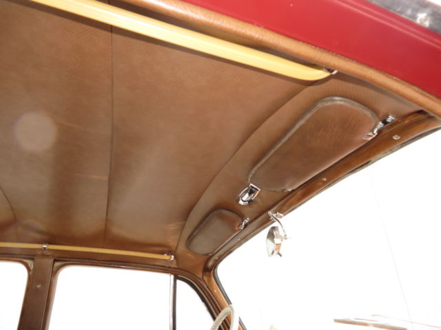 1957 Red Mercedes-Benz 200-Series Sedan