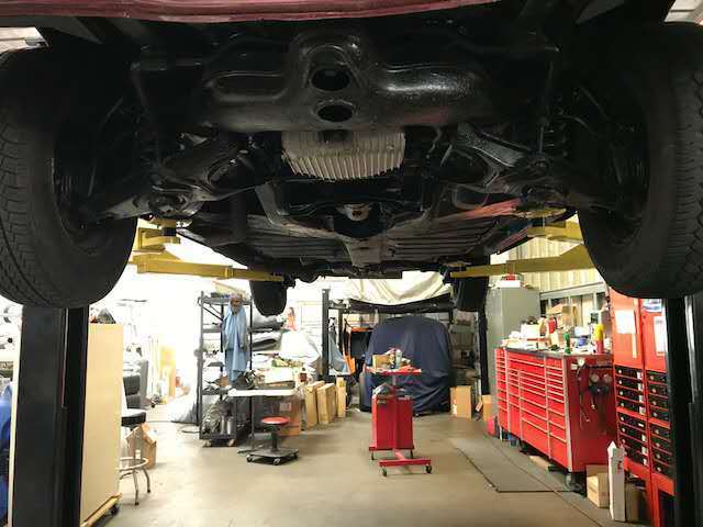 1957 Red Mercedes-Benz 200-Series Sedan