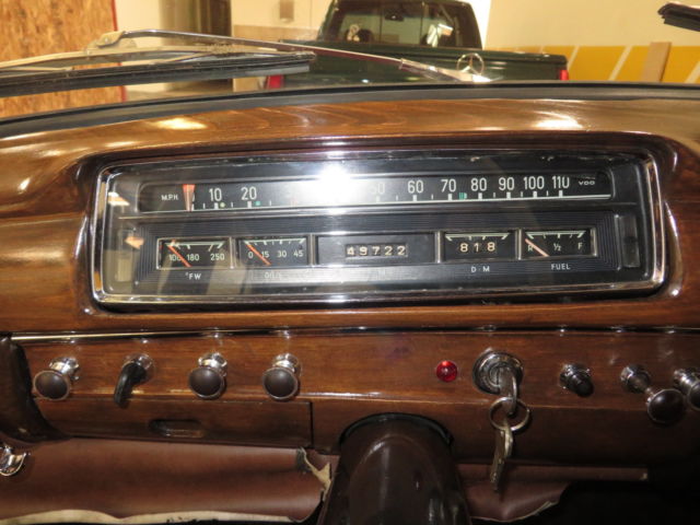 1957 Red Mercedes-Benz 200-Series Sedan
