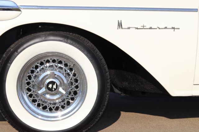 1957 White Mercury Monterey Convertible