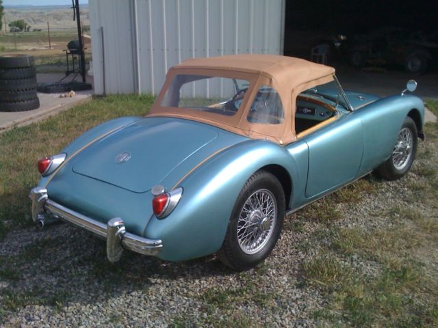 1957 Healy Blue MG MGA Convertible
