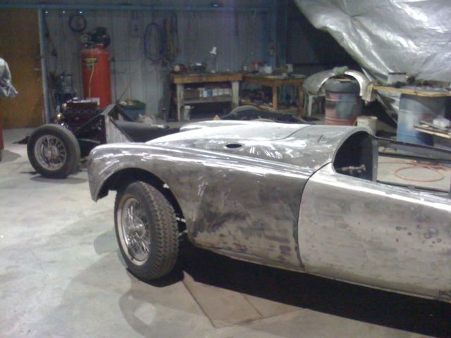 1957 Healy Blue MG MGA Convertible