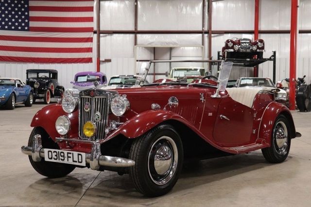 1957 Red MG T-Series Convertible