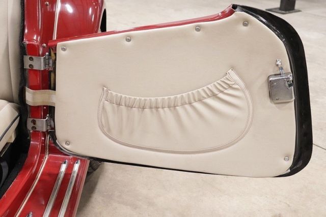 1957 Red MG T-Series Convertible