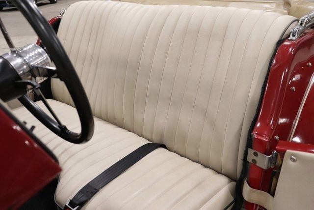 1957 Red MG T-Series Convertible