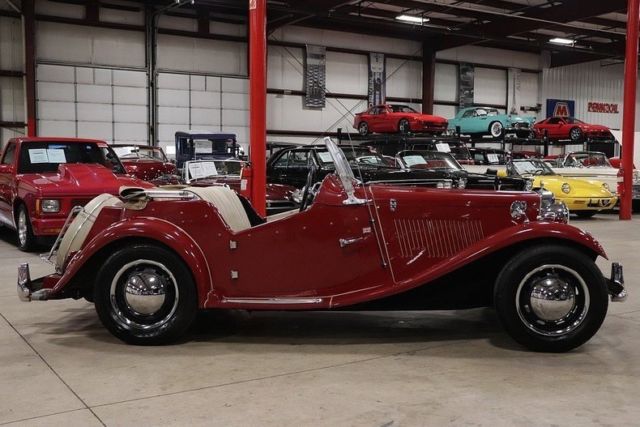 1957 Red MG T-Series Convertible