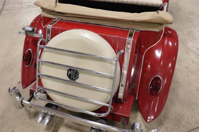 1957 Red MG T-Series Convertible