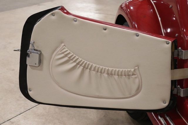 1957 Red MG T-Series Convertible