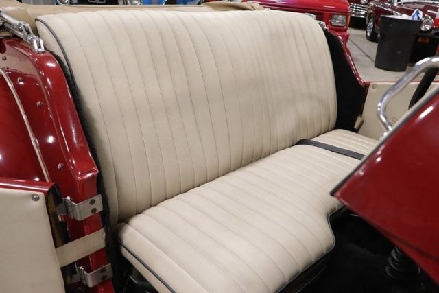 1957 Red MG T-Series Convertible