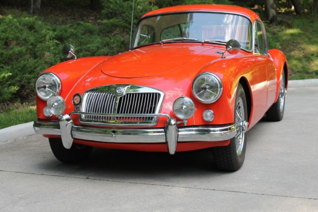 1957 ORIENT RED MG MGA Coupe