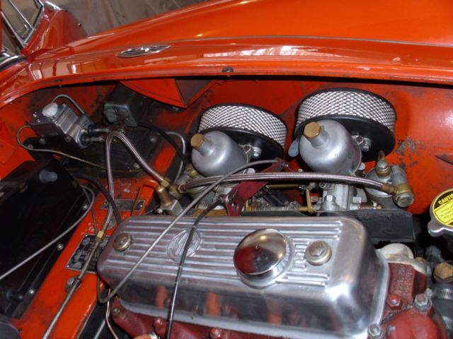 1957 ORIENT RED MG MGA Coupe