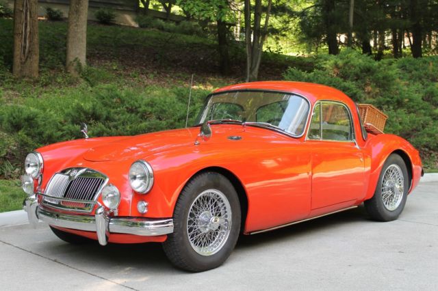 1957 ORIENT RED MG MGA Coupe