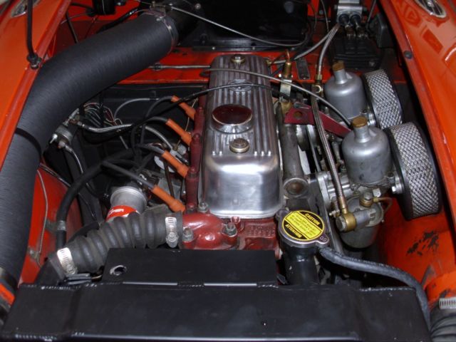 1957 ORIENT RED MG MGA Coupe