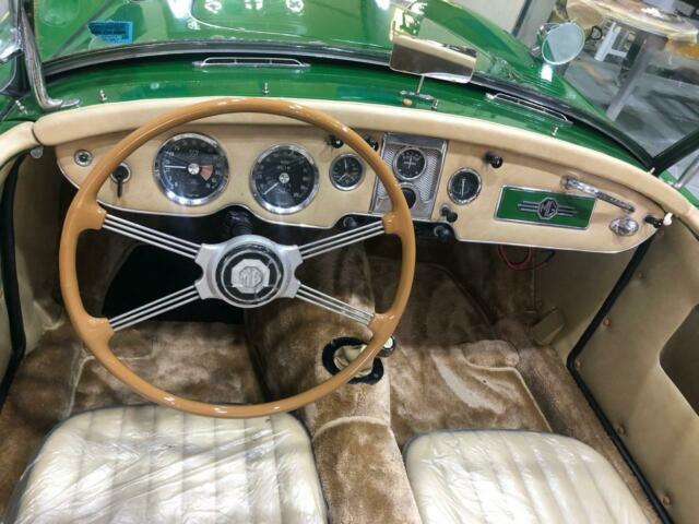 1957 Green MG MGA Convertible