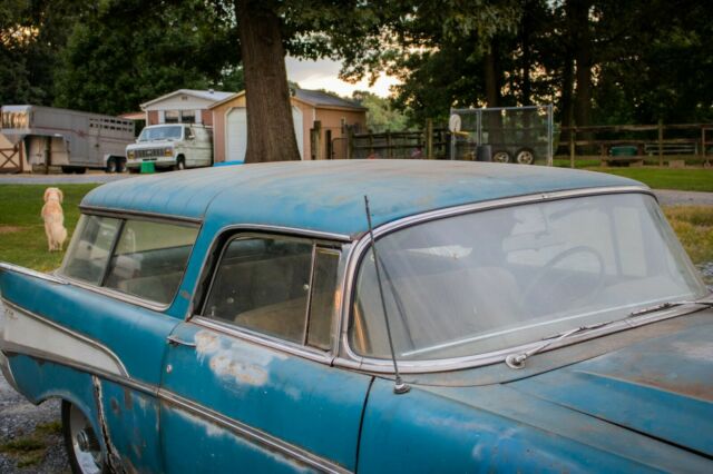 1957 Blue Chevrolet Nomad Wagon