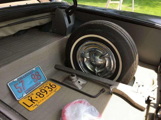 1957 Black Oldsmobile Ninety-Eight Convertible