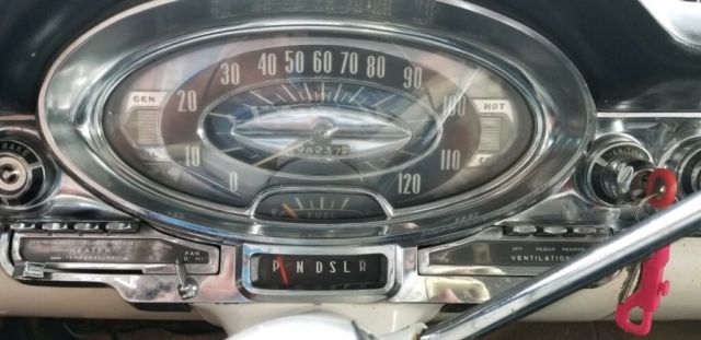 1957 Pink Oldsmobile Ninety-Eight Sedan