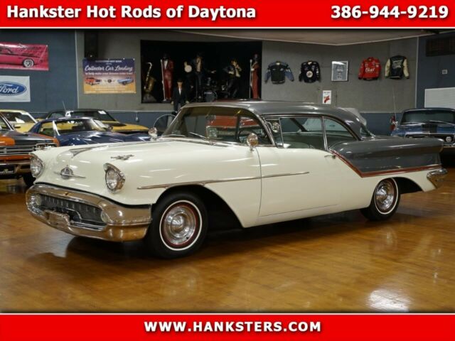 1957 White Oldsmobile Eighty-Eight --