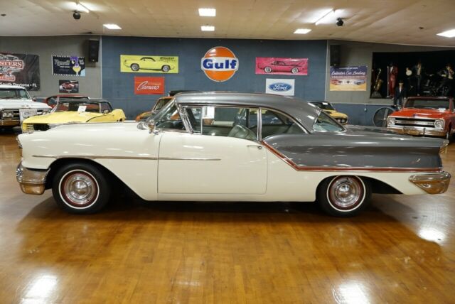1957 White Oldsmobile Eighty-Eight --