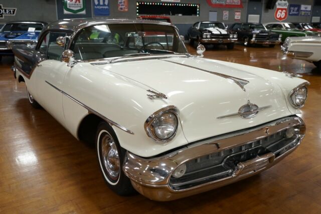 1957 White Oldsmobile Eighty-Eight --