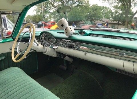 1957 green oldsmobile G80 Coupe