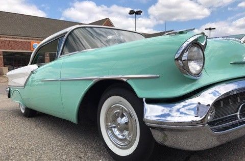 1957 green oldsmobile G80 Coupe