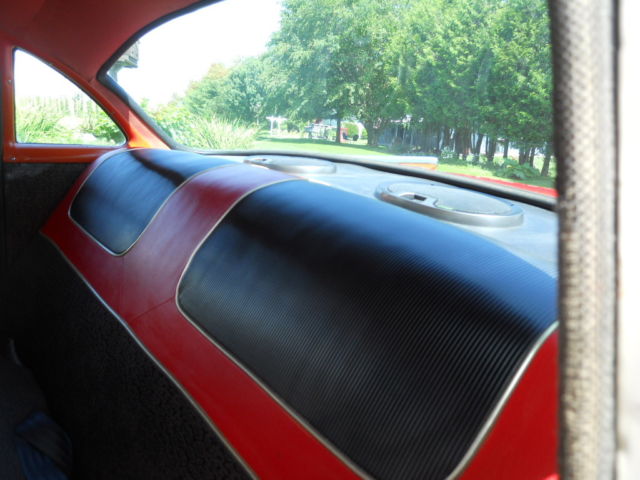 1957 Red Chevrolet Bel Air/150/210 Sedan