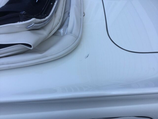 1957 White Ford Thunderbird Convertible