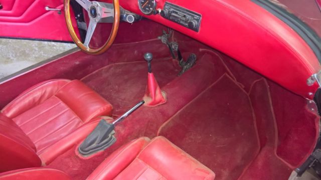 1957 Black Porsche 356 Convertible