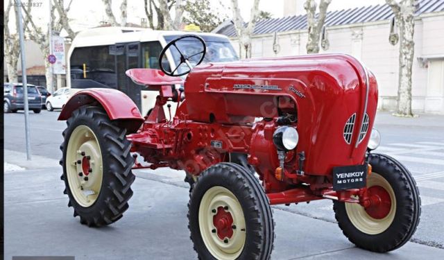 1957 kÄ±rmÄ±zÄ± Porsche PORSCHE DIESEL JUNIOR PRO 206 / 1 tractor