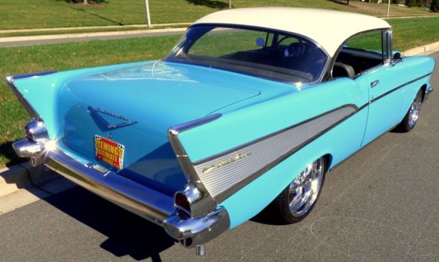 1957 Blue Chevrolet Bel Air/150/210 Coupe