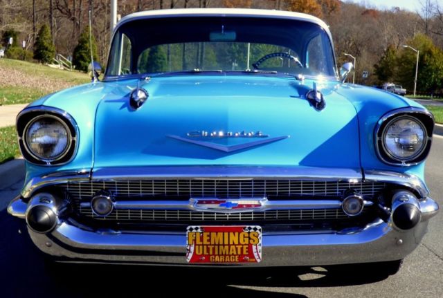 1957 Blue Chevrolet Bel Air/150/210 Coupe