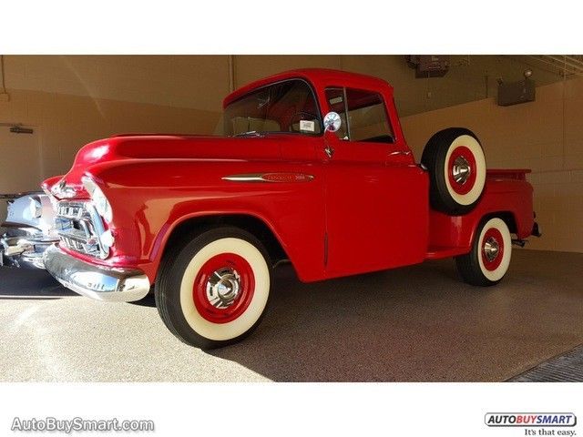 1957 Red Chevrolet 3100