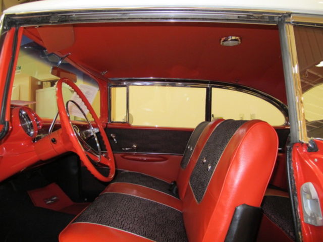 1957 Red Chevrolet Bel Air