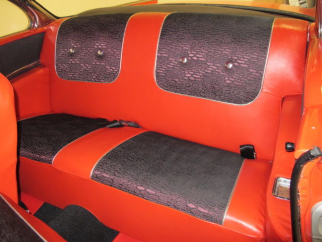 1957 Red Chevrolet Bel Air