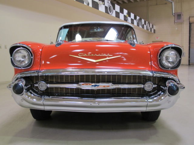 1957 Red Chevrolet Bel Air