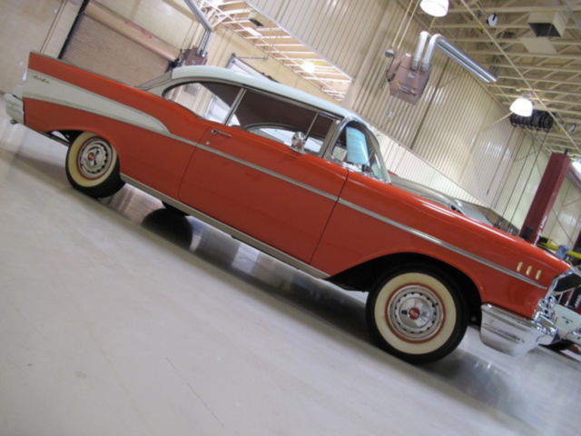 1957 Red Chevrolet Bel Air