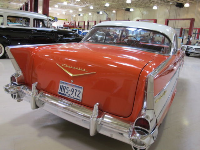 1957 Red Chevrolet Bel Air
