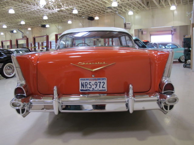 1957 Red Chevrolet Bel Air