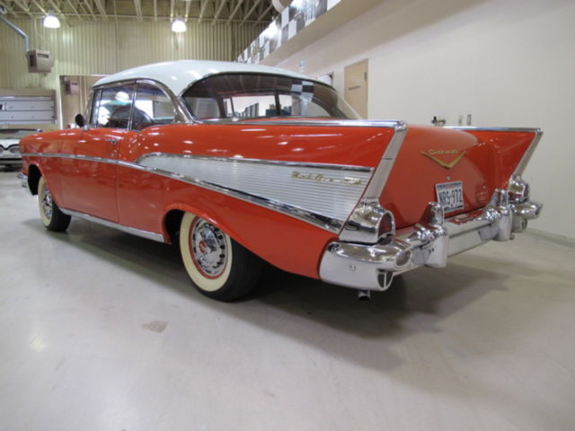 1957 Red Chevrolet Bel Air