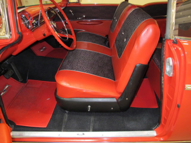 1957 Red Chevrolet Bel Air