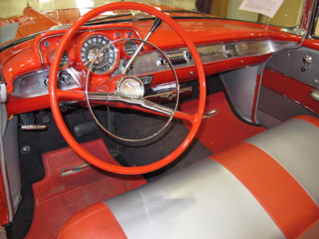 1957 Red Chevrolet Bel Air