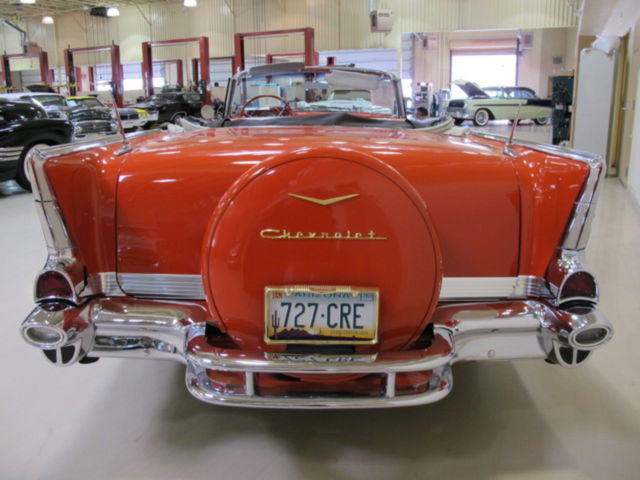 1957 Red Chevrolet Bel Air