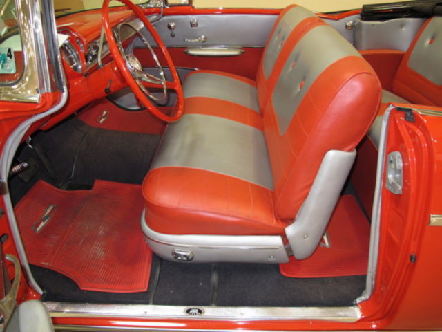 1957 Red Chevrolet Bel Air