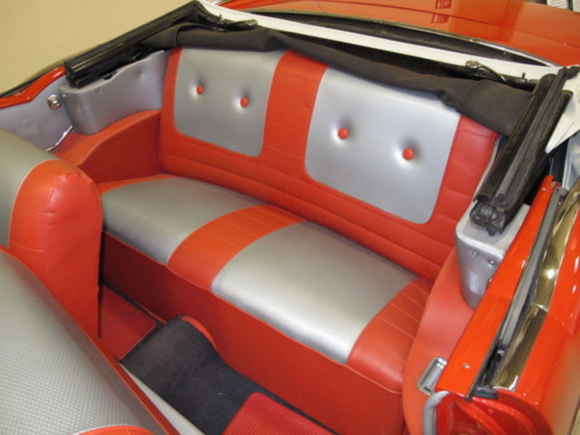 1957 Red Chevrolet Bel Air