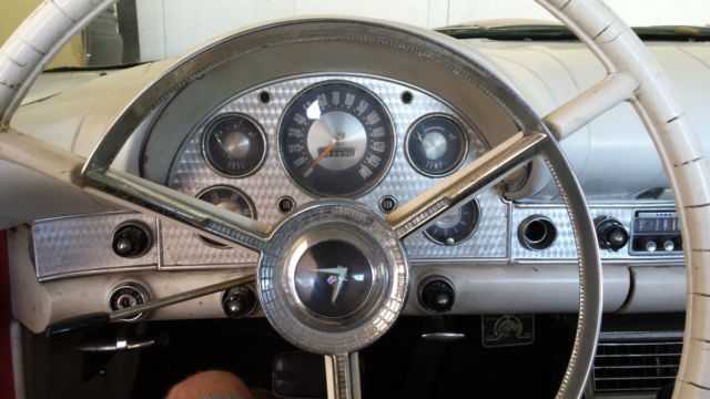 1957 Red Ford Thunderbird Coupe