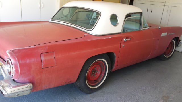 1957 Red Ford Thunderbird Coupe