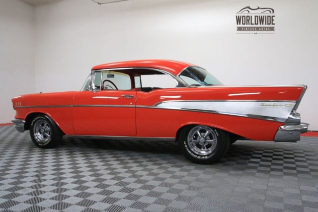 1957 Red Chevrolet Bel Air/150/210